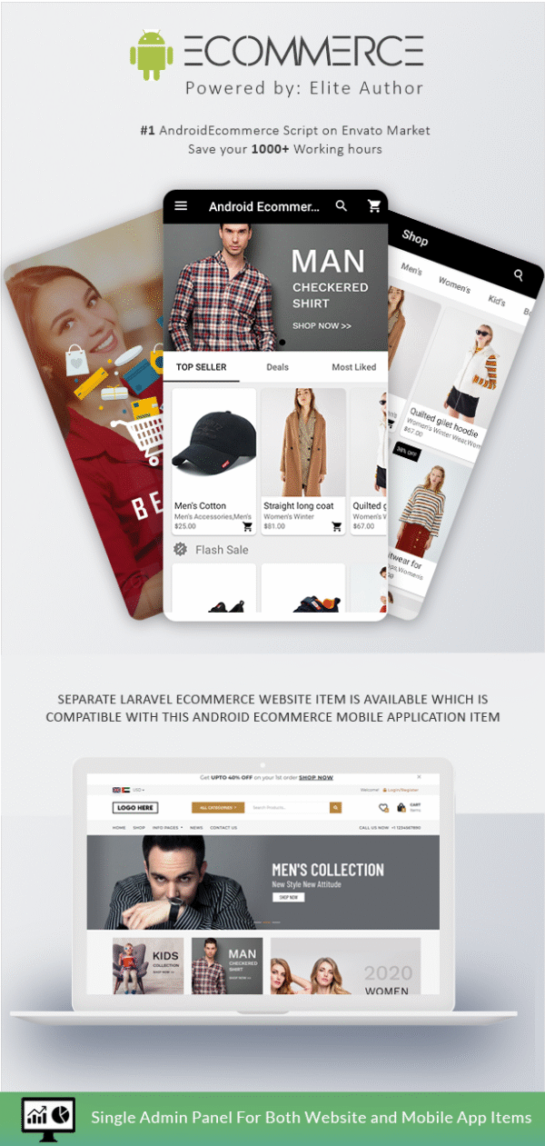 Android Ecommerce Universal Android Ecommerce Store Full Mobile App With Laravel Cms
