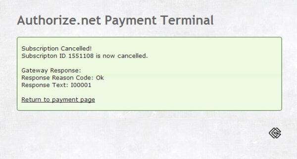 Authorize Net Advanced Payment Terminal