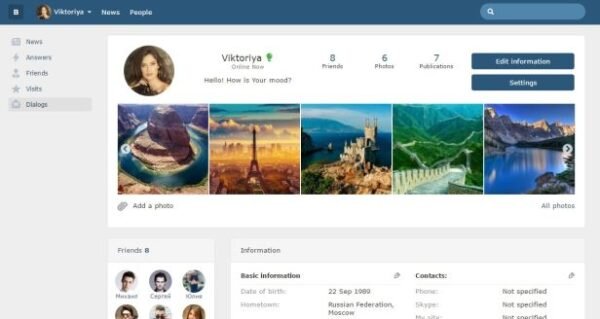 Bootstrap Social Network