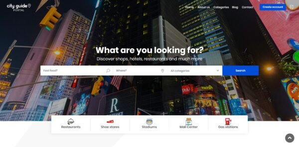 City Guide Directory Portal