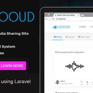 Clooud Premium Media Sharing Script