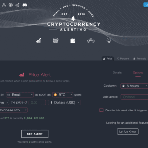 Coinalerts Price Alerts For 1000 Cryptocurrencies