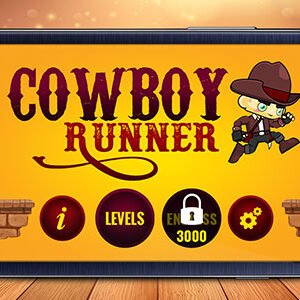 Cowboy Runner Western Journey Android Buildbox Game With Admob