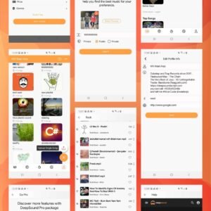 Deepsound Android  Mobile Sound   Music Sharing Platform Mobile Android Application