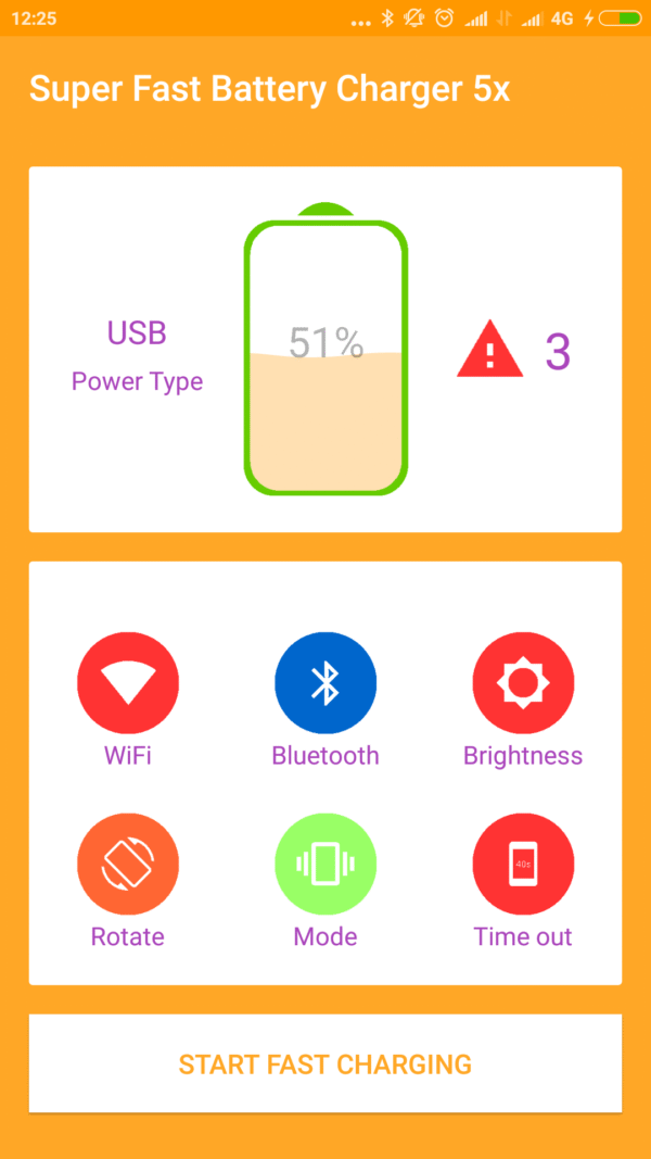 Fast Battery Charger 5X Battery Saver With Admob Ads Google Analytics Firebase Integration