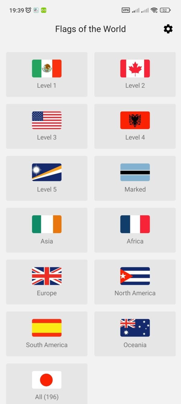 Flags Quiz Android Game