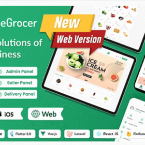 Flutter Multi Vendor Grocery App With Admin Panel