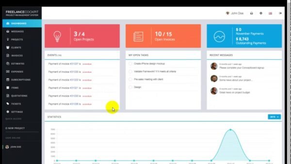 Freelance Cockpit 3 Project Management And Crm