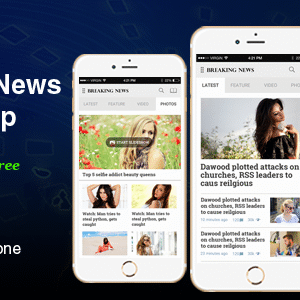Full Android Ios Mobile Application For Wordpress News Blog Breaking News