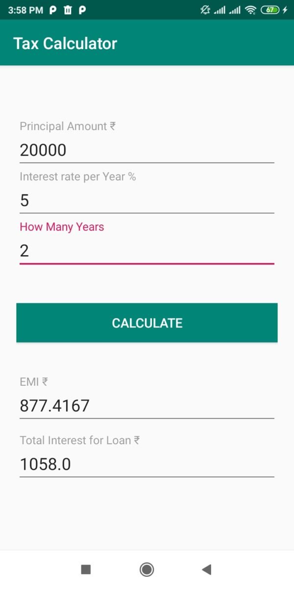 Income Tax Android Master