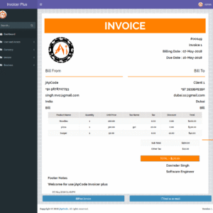 Invoicer Invoices Generator App