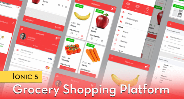 Ionic 5 Grocery App