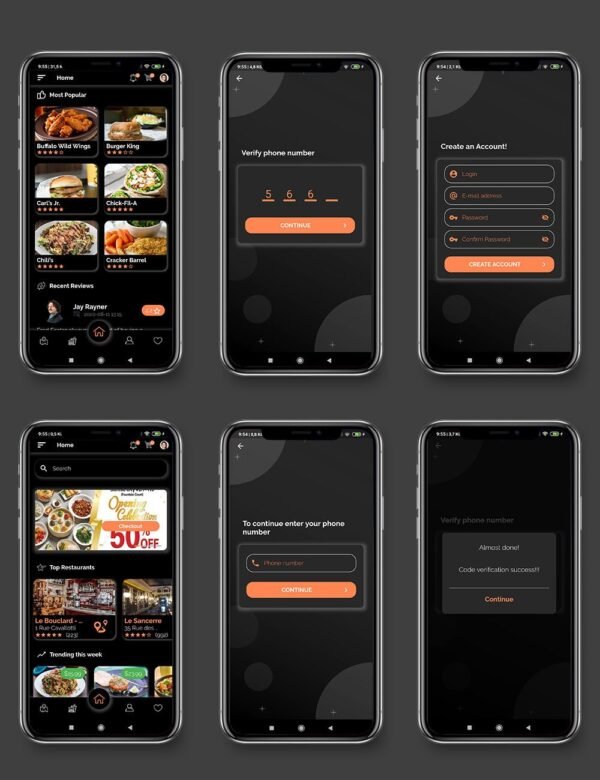 Multi Restaurants Food Delivery Flutter App   Main App, Owners App, Delivery Boys App