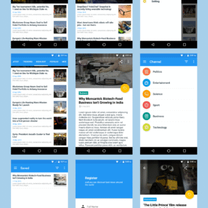 News Application With Material Design