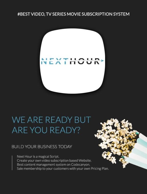 Next Hour   Movie Tv Show   Video Subscription Portal Cms Web And Mobile App