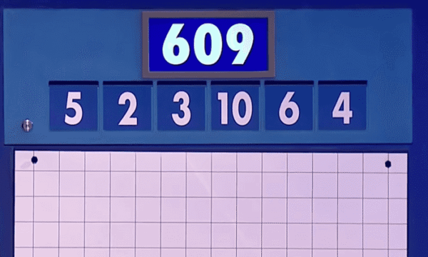 Numbers Game 6Countdown