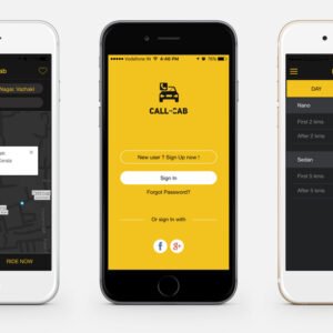 Online Taxi Booking App  Call My Cab Mobile App