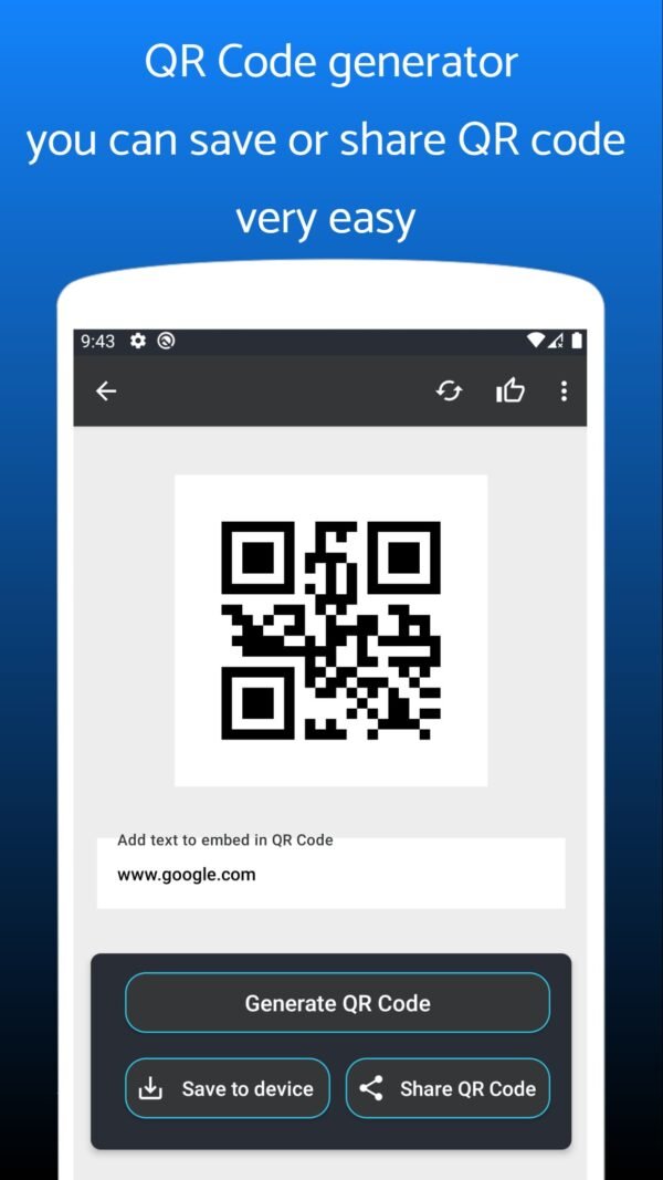 Qr Code And Barcode Scanner And Generator For Android With Admob