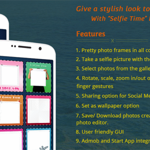 Selfie Time Selfie App