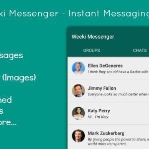 Weeki Messenger Instant Messenger Full App