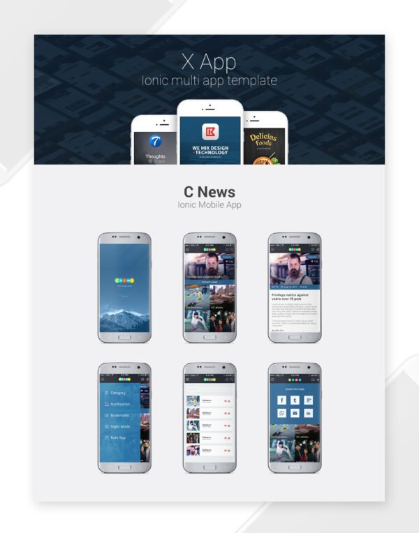 X App Handcrafted Multiple Ionic Apps With Laravel Backend